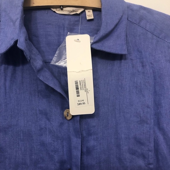 Soft Surroundings TENCE Island Breeze Shirt - Picture 4 of 4